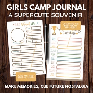 LDS Girls Camp Journal Digital Download Color or Black/White image 6