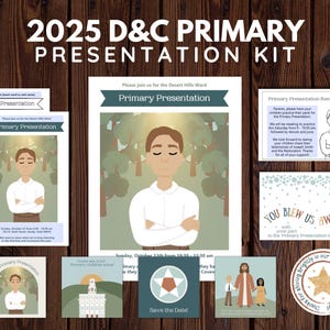 2025 LDS Primary Presentation Kit | Doctrine and Covenants Posters ...