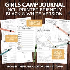 LDS Girls Camp Journal Digital Download Color or Black/White image 7