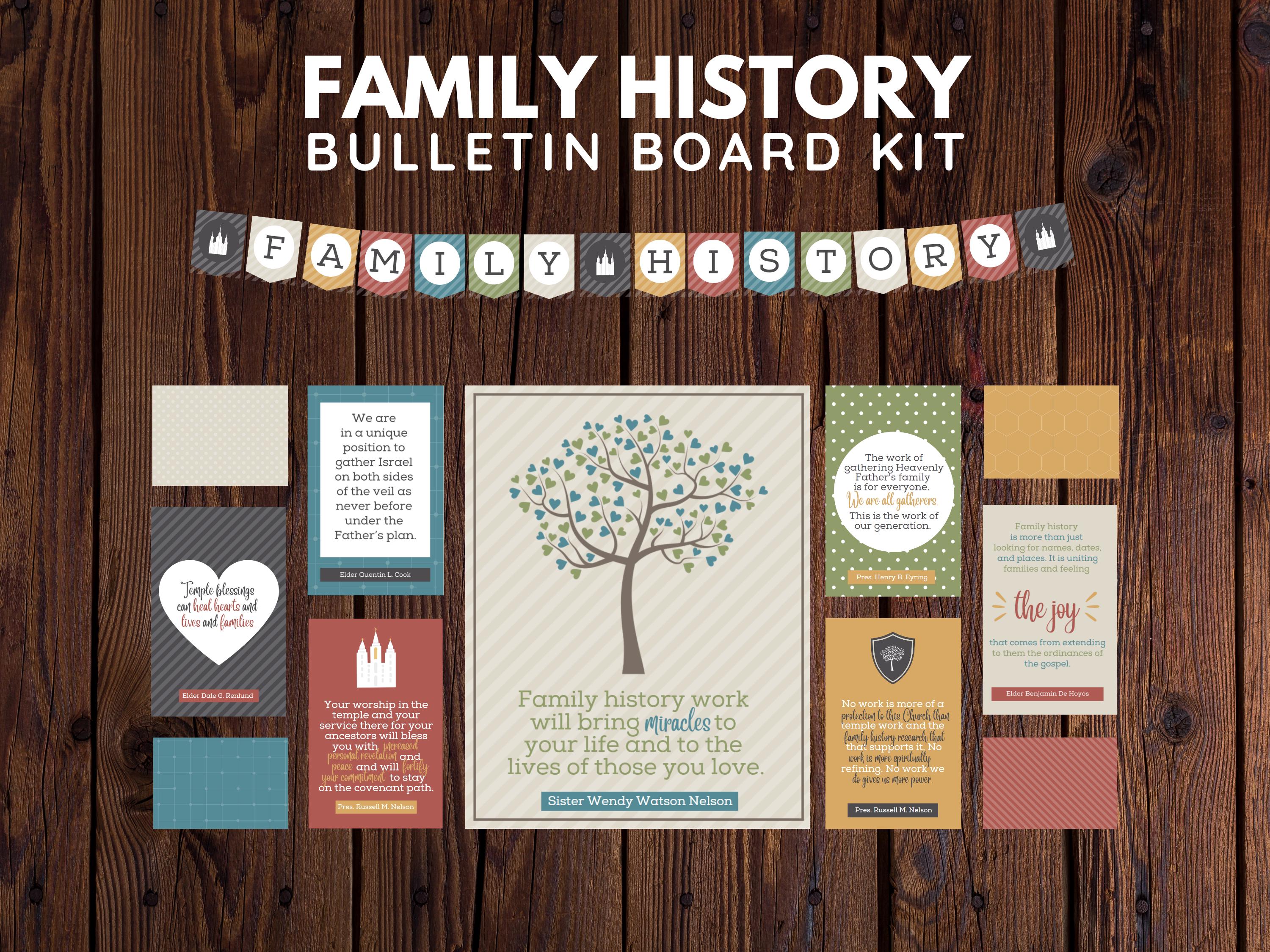 Family History Display Ideas