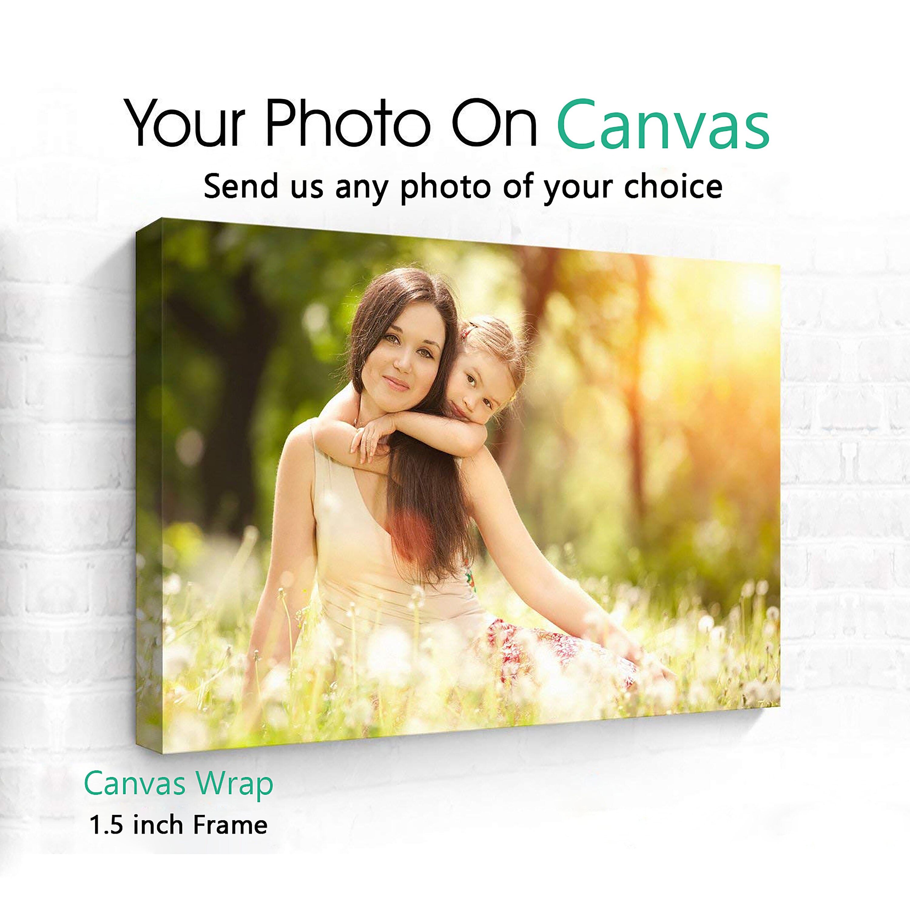 Custom Canvas Prints With Your Photo Any photo High Quality Etsy