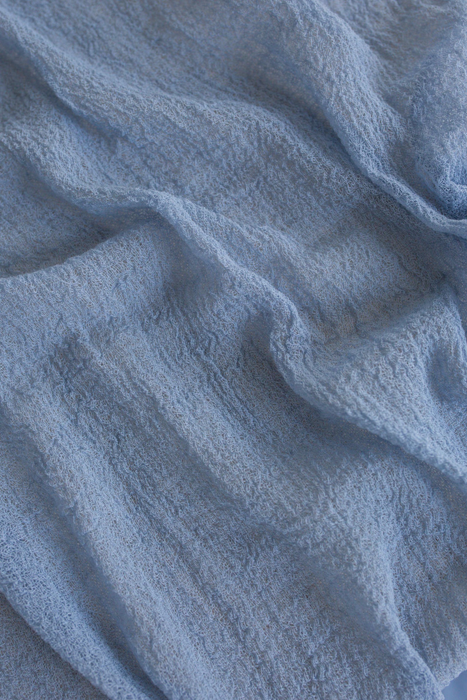 Dusty Blue Cheesecloth Napkin Rustic Wedding Gauze Napkin Etsy