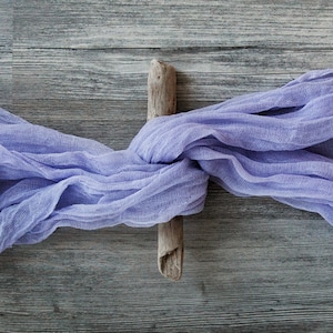 Bieżnik na stół w kolorze chabrowym Boho Wedding Cheesecloth Taśma łukowa na stół Rustykalny element centralny ślubu Ceremonia piaskowa Rustykalny wystrój altanki weselnej