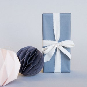 Navy Blue Ribbon 1 Hand Dyed Cotton Bridal Bouquet Navy Ribbon, Wedding  Decor Ribbon, Gift Wraps, Invitation Ribbon, Vegan Navy Wedding 
