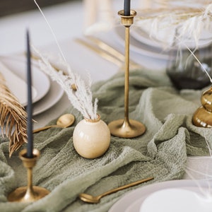 Sage Green Boho Wedding Cheesecloth table runner Wedding arch tape Rustic wedding centerpiece Sand ceremony Rustic wedding arbor decor