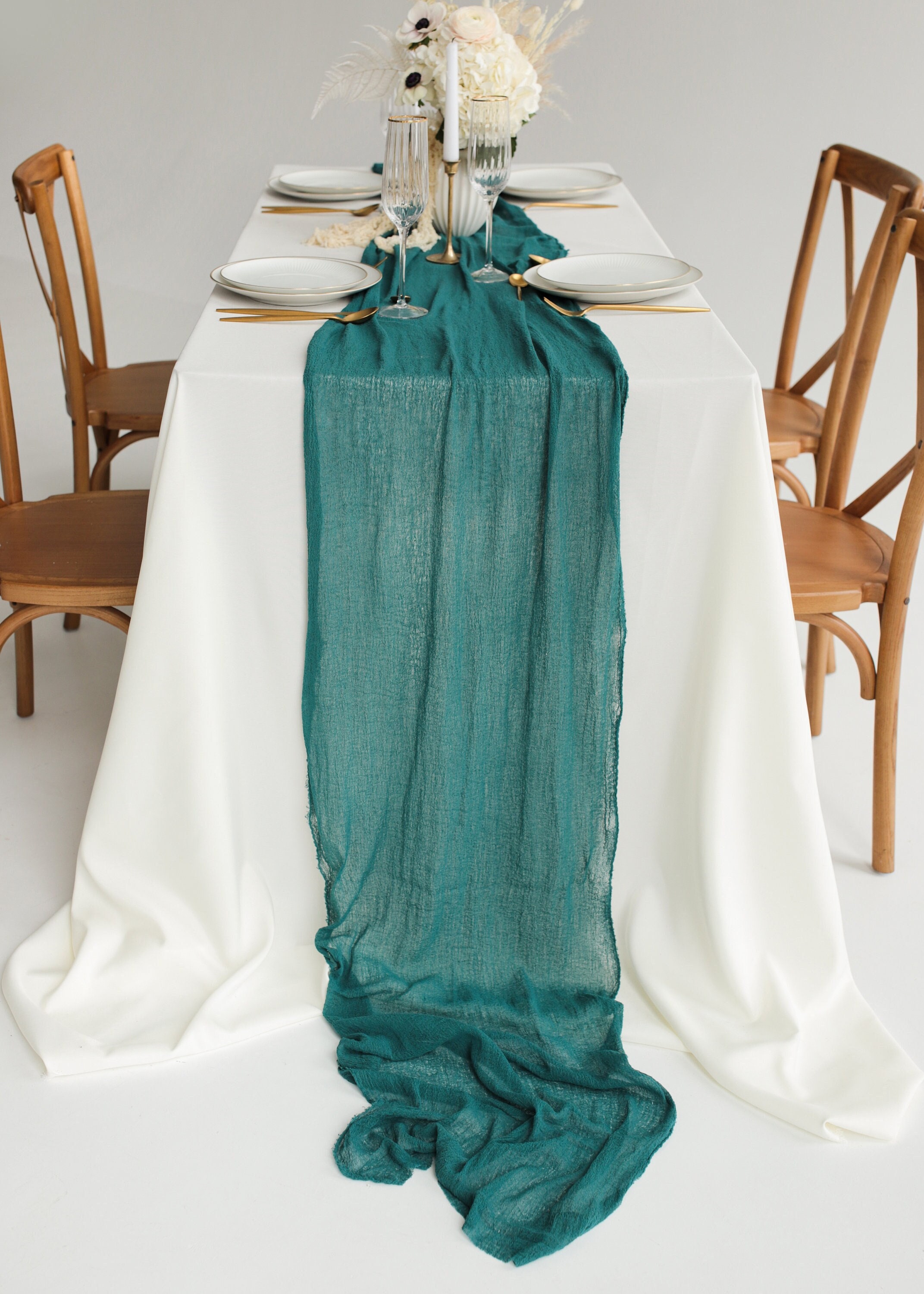 Rotolo di tessuto trasparente in organza, 29 cm x 25 m, color verde oliva, elegante panno decorativo per matrimoni, sedie, runner da tavola