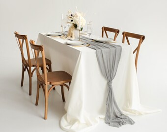 Runner da tavola bianco vintage ricamato in pizzo centrino tappetino per festa di nozze decorazione per la casa vintage elegante floreale piccolo