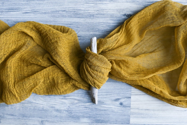 Mustard Gauze Runner Wedding Cheesecloth Table Runner Wedding Etsy