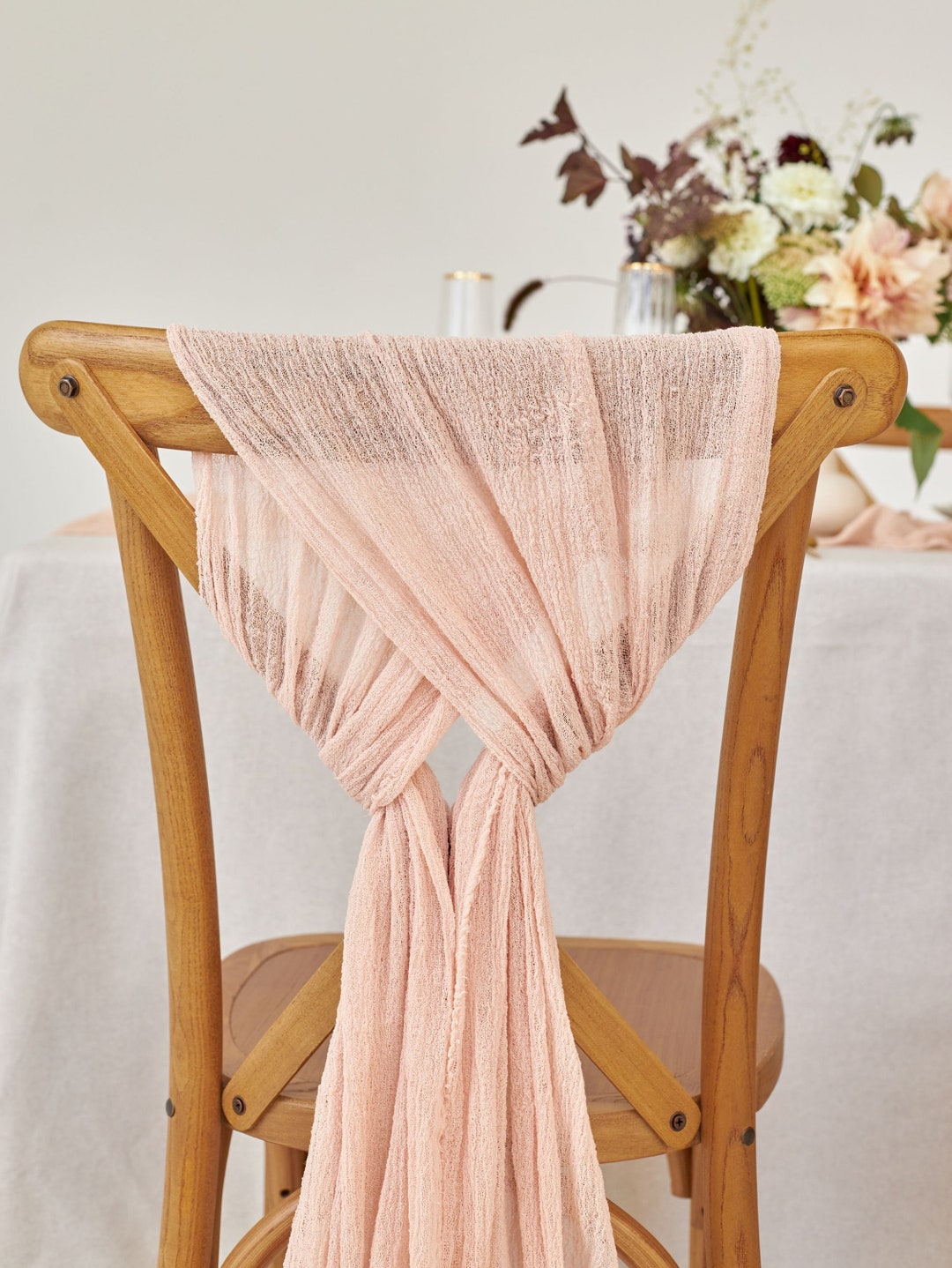 Boho Wedding Ceremony Decor Bridal Shower Chair Cover Wedding Chair