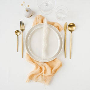 Amber cheesecloth napkins Boho wedding napkins Rustic wedding gauze napkins Wedding napkins Cheese cloth napkins Boho Wedding cloth napkins