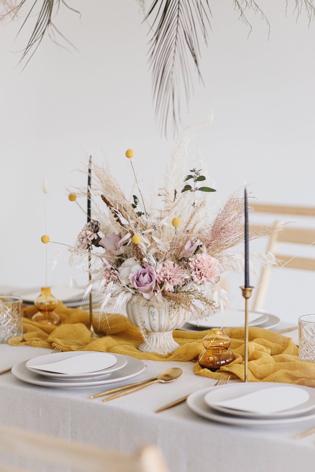 Lila Seihtuch-Tischläufer Aus Gaze – 3 M Lang, 89 Cm Breit, Für Hochzeit, Boho-Party, Halloween