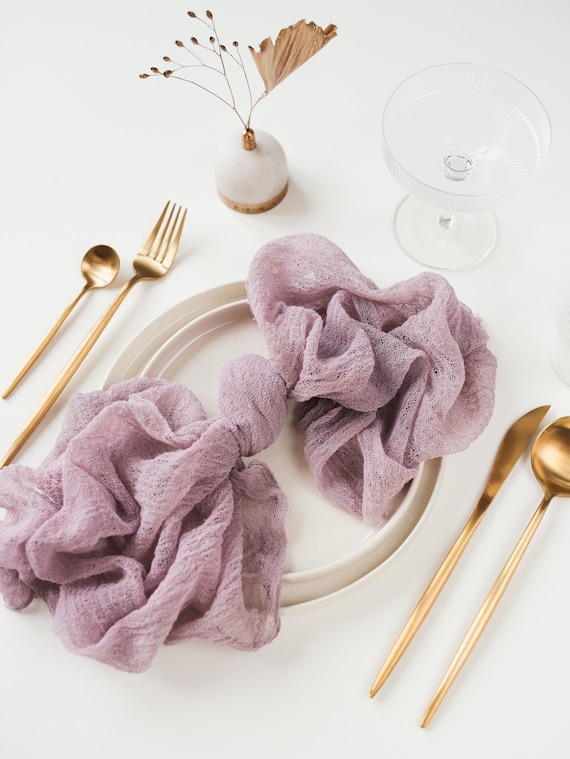 Mauve Wedding Napkins Cloth Napkins Purple Baby Shower Table Decor Winter Wedding Arch Decor Cotton Napkins Rehearsal Dinner Decorations Etsy UK