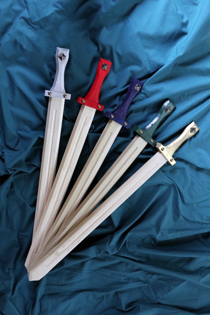 Viking Sword Children's Sword Wooden Toy Wooden Broad Sword Etsy