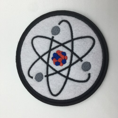 ATOM Patch 3 Embroidered Iron on Patch SCIENCE - Etsy