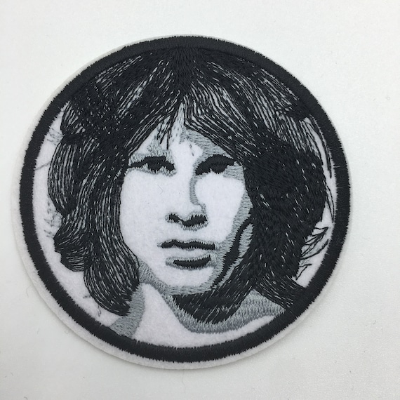 JIM MORRISON Patch Embroidered Iron On Patch 3 " THE DOORS 