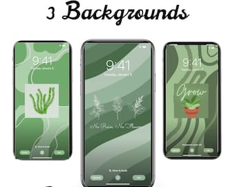 緑の植物のiPhone壁紙