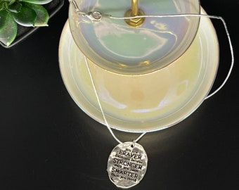 The Be Brave Key Lock Necklace