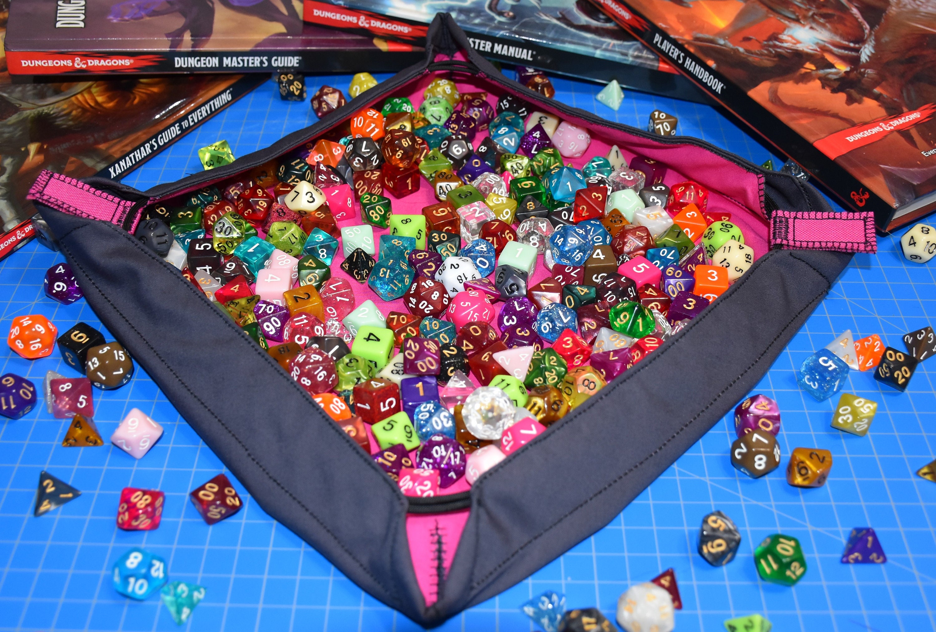 Display Your Dice Dice Bag that opens into Dice Tray Shellbag Etsy