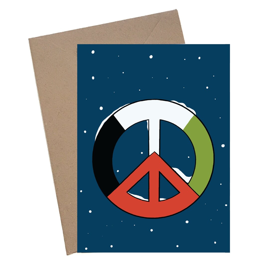 Palestine Peace Card Palestine Christmas Card Palestine Etsy Australia