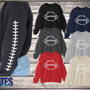 Día del partido de fútbol Gildan 18000 Sudadera unisex con cuello redondo Heavy Blend™
