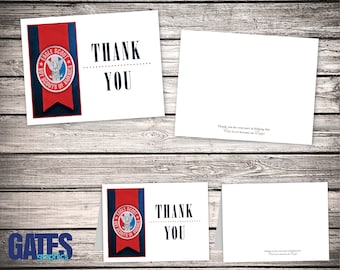 Eagle Scout Thank You Note, Court of Honor Thank You Note, Digital Download, 8.5x11 Printable PDF, 5.5x4.25 folded