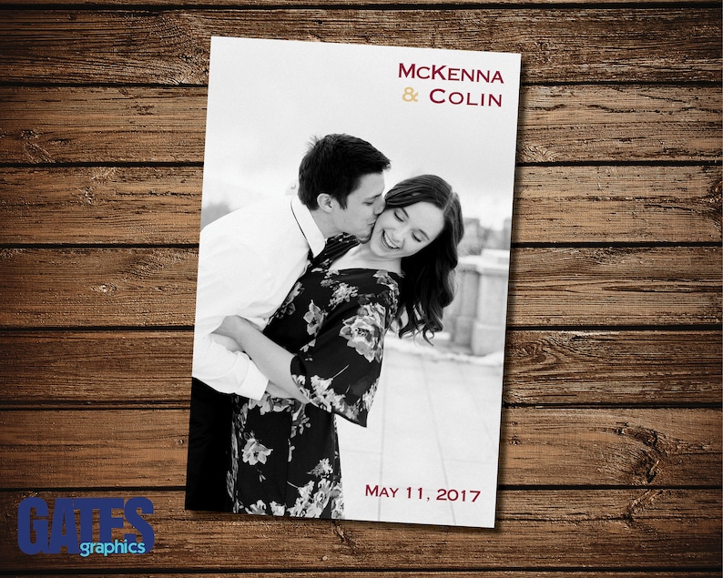 5x7 Flat Simple Elegant Custom Invitation Template Digital Download Wedding Invitation Set Invite with Photo