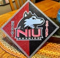 CUSTOM GRADUATION CAP College Logo decoration, graduation cap, grad cap, custom grad cap, graduation cap decoration, grad cap,bling grad cap