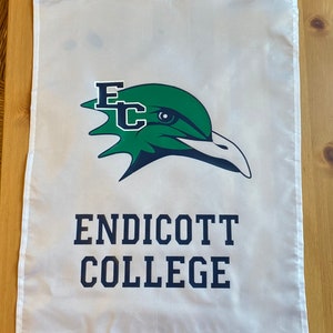Printed School Logo Garden Flag: Custom College or High School Pride