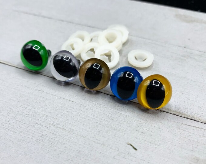 15mm Safety Cat Eyes in Multiple Colors Etsy