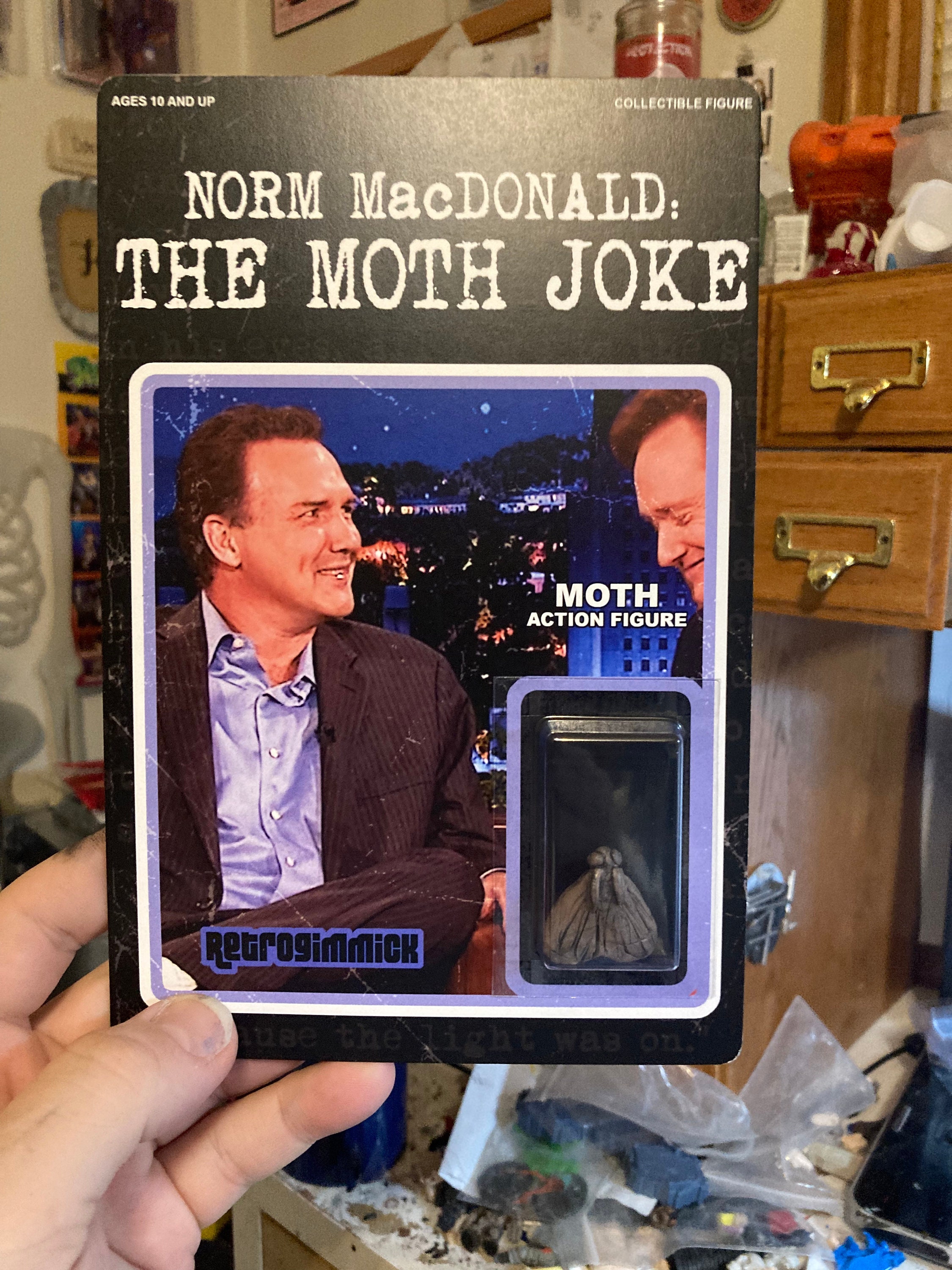 Norm Mcdonald Moth Joke Etsy