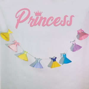 Princesse Robe Bannière carte stock fête décor filles fête fête