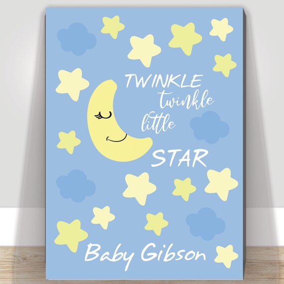 twinkle twinkle little star baby shower guest book
