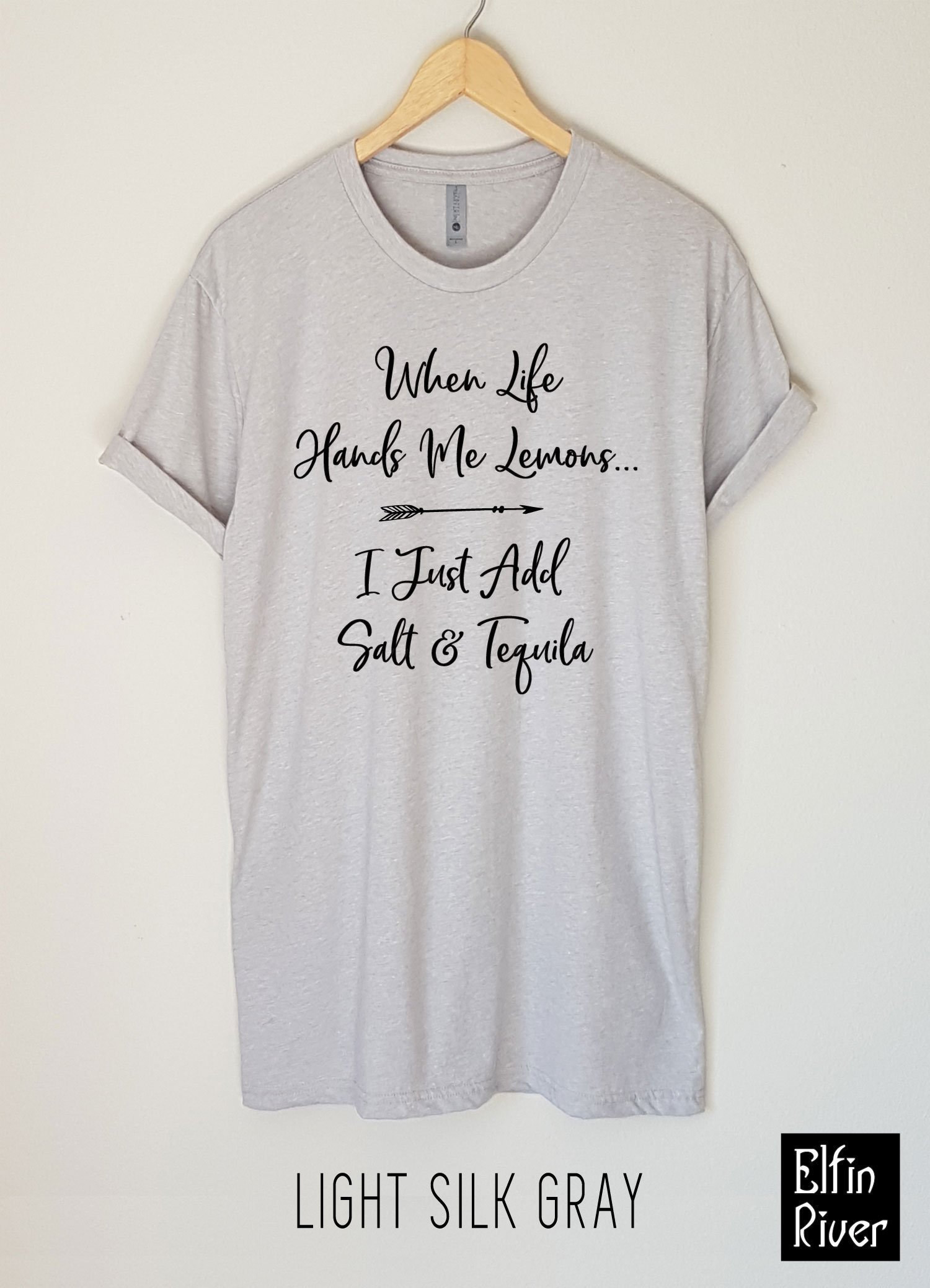 When life gives you lemons ask for tequlia Funny Drinking T Shirts Gifts.