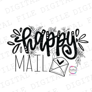Happy Mail | digital download | PDF | JPEG |