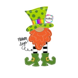 TEMPLATE-Leprechaun gnome |door hanger template | St. Patrick’s day