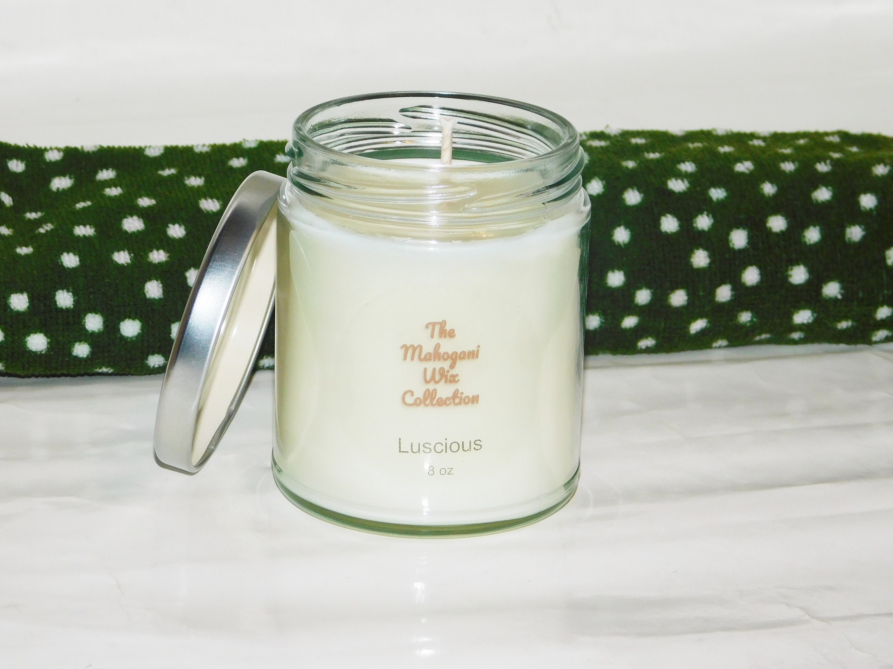 Fresh Cotton Scent Soy Wax Candle - Fresh Linen Candles – The Happy Place  Things