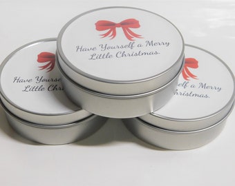 Holiday Bulk Candles | Christmas Fragrance | Holiday Fragrance Bulk Soy Candles | Handmade All Natural Tin Candle