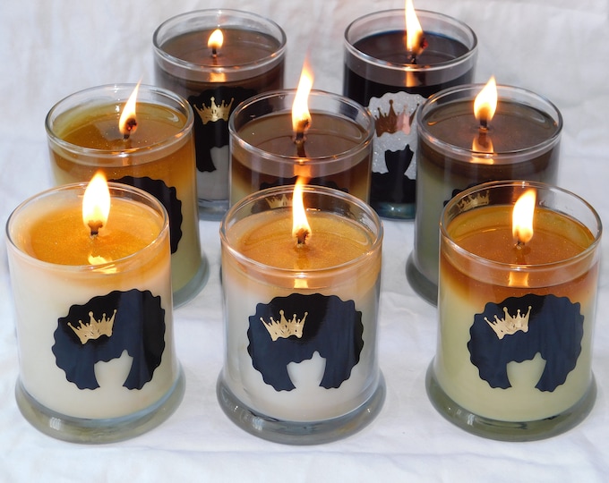 Goddess Candles | Meditation Candles | Reiki Candles | Spiritual Healing Candles | Melanin Meditation Candles