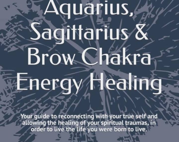 30 Day Aquarius Sag, Brow Chakra Healing Journal