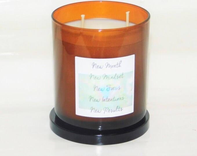 Patchouli Amber & Mint Candle | Candle Gift | 8 oz Candle Gift | Housewarming Candle Gift