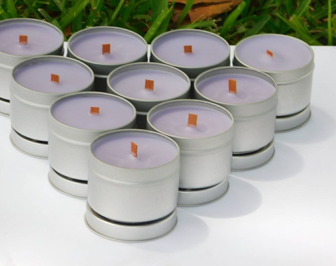 48 Candles | 4 oz. |  Bulk Personalized Soy Candles | Handmade All Natural Aromatherapy Tin Candle