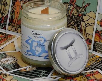 Gemini Astrology Candle | Zodiac Candle | Gift Candle | Gemini Birthday Candle | Gemini Candle