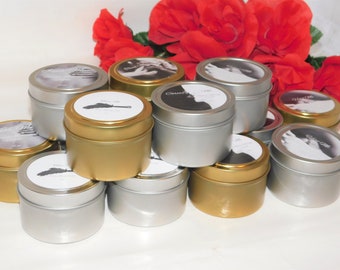 Massage Candle - Kiss Me -  All Natural Soy & Shea Butter Candle - Aromatherapy Candle - Luxury Spa Candles