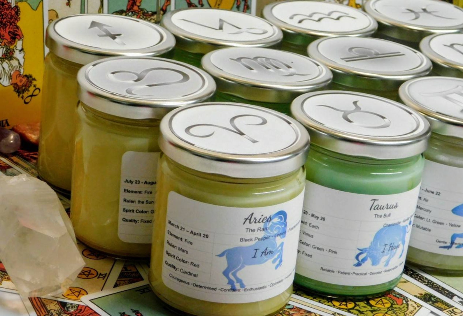 Aries Astrology Candle Zodiac Candle Gift Candle Aries Etsy UK