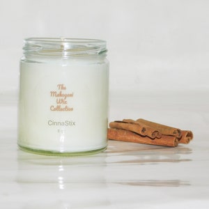 Cinnamon Vanilla Scented  Candles | Hand-poured 8 oz Soy Candles | Housewarming Gift | New Homeowner Gift