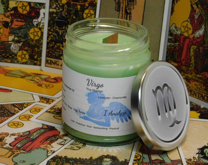 Virgo Astrology Candle | Zodiac Candle | Candle Gift | Virgo Candle Birthday Gift