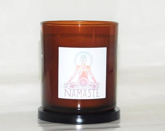 Dragon's Blood & Rose Scented Candle | 8 oz Gift