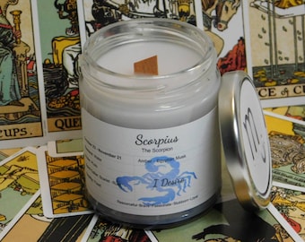 Scorpio Zodiac Candle | Amber & Egyptian Musk Scent