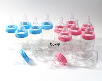 empty baby bottles for favors