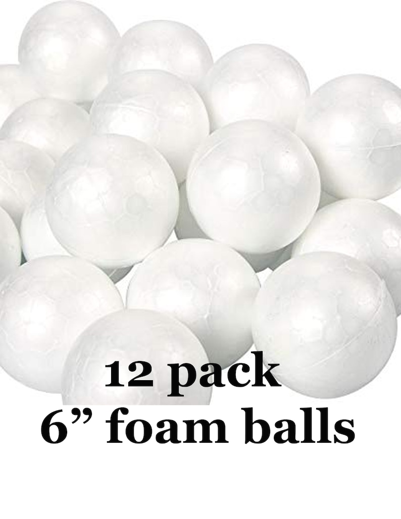 Styrofoam Polystyrene EPS Balls Spheres Round Arts Crafts Wedding Baby Shower